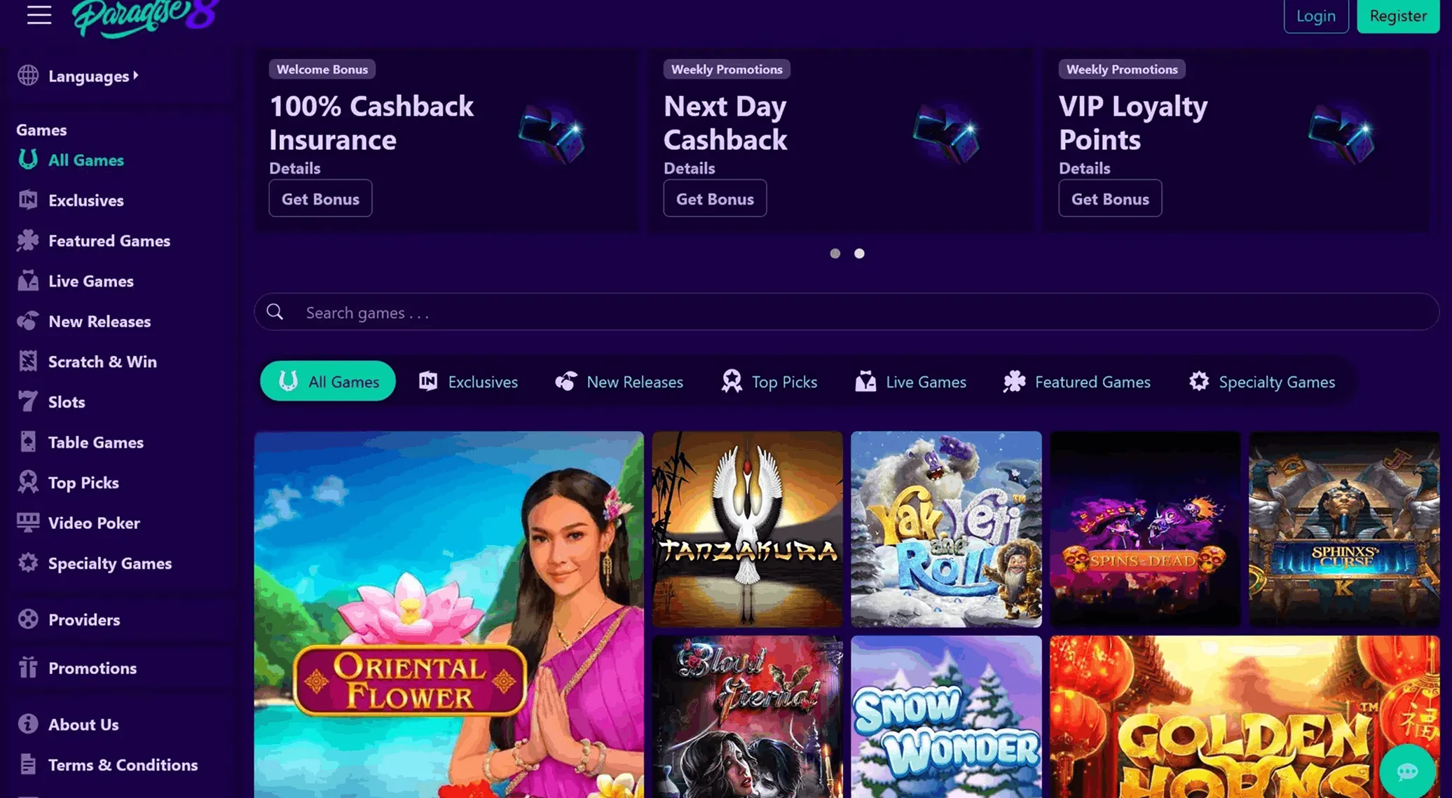 Paradise 8 Casino